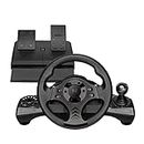 Nitho Drive PRO V16 Gaming Racing Wheel with Shifter and Floor Pedals, Steering Wheel for PC, PS4, Xbox One, Xbox Series X|S, Nintendo Switch, 270 Degree Driving Car Simulator