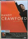 Póster de concierto de Randy Crawford cartel firmado autógrafo firma