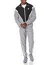 adidas mens Sportswear Woven Track Suit Grey/Black Medium
