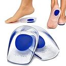 SKICAPRO Silicon Heel Supporter 1 Pair Men Women Silicon Gel Heel Cushion Insoles Soles Relieve Foot Pain Protectors Spur Support Shoe pad High Heel Inserts