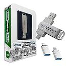 Photo Backup Stick Omega Universal Picture and Video Backup for Any Device - iPhone, Android, Computer, Tablets (128GB)