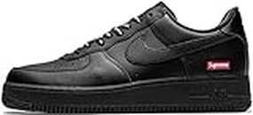 Nike Mens Air Force 1 Low CU9225 001 Supreme - Mini Box Logo Black - Size 10