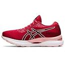 ASICS Women's Gel-Nimbus 24 Running Shoes, 7, Cranberry/Frosted Rose
