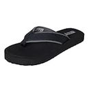 DOCTOR EXTRA SOFT Men's Orthopedic Slipper Diabetic Non-Slip Lightweight Durable Cushion Comfortable Flat Mcr Casual Stylish Dr Chappals And House Flip Flops For Gent'S And Boy'S D-34,Black