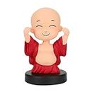 JOUET Laughing Buddha Bobblehead, Enhance Your Luck - Car Dashboard, Home Decor Idol, Living Room Decor, Office Desks, Superhero Action Figure for Kids, Family & Friends