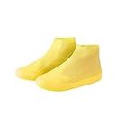 Waterproof Non-Slip Shoe Covers Disposable Shoe Protection Covers for Outer Sizes S Yellow
