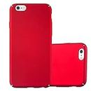 Cadorabo Funda para Apple iPhone 6 / iPhone 6S en Metal Rojo - Cubierta Protección de Plástico Duro Super Delgada e Inflexible con Antichoque - Case Cover Carcasa Protectora Ligera