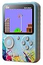 TMG Handheld Game Video Game Console 500 Retro Games Support Connecting TV Game for Kids Boys,Christmas and Birthday Gifts (Blue-Grey)