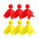  6 PCS Football Challenge Flags Sports Fan Tossing Accessories