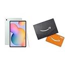 SAMSUNG Galaxy Tab S6 Lite (2024)+ $100 Amazon Gift Card 10.4" 128GB WiFi Android Tablet w/S Pen Included, Gaming Ready, Long Battery Life, Slim Metal Design, DeX, AKG Dual Speakers, US Version, Mint