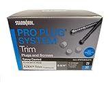 Pro Plug PVC anschließen System für Azek Traditionelle Trim – Epoxy Stahl – 75 Pcs für 50 von Linien FT.