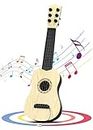 Kids Toy Guitar 6 String,17 inch Guitar Baby Kids Cute Guitar Rhyme Developmental Musical Instrument Educational Toy for Toddlers