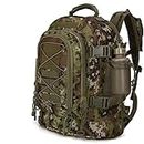 SSWERWEQ Zaino Uomo Men Tactical Backpack Outdoor Military Tactical Expandable Backpack 3 Day Hiking Backpacks