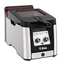T-Fal Deep Fryer, Friteuse, Odorless Deep Fryer, Reduced Smoke and Smell, 3.5L, Stainless Steel, Silver