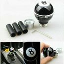 Black Billiard Ball 8 Gear Shift Knob Manual Car Automotive Gear Lever Handle Un