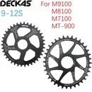 Deckas Direct Mount Chainring Round oval for 12 speed Shimano m9100 m8100 m7100 m6100 xtr 32 34 36