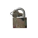 care-car-key Lock for Home Gate Shutter Globe High Security Padlock 50mm 3 Key Ultra Finish Prime Guard Lock, Pack of 1 (Silver 50mm)