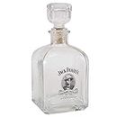 Jack Daniels Cameo Design Glass Whiskey Decanter