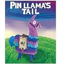 Jofiesu Pin the Tail on the Llama Game, 52×42cm Video Game Party Game Easter for Kids Girls with 24 Pcs Tail Birthday Party Supplies for Wall Home Room Decorations