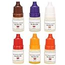6 Fragrances Lip Gloss Base, ANGGREK Lipstick DIY Material Fragrant Lip Gloss Making Material Makeup Tool Lip Makeup Primers 5ml