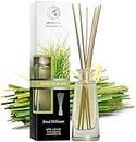 Lemongrass Diffuser with Lemongrass Essential Oil 100ml - Scented Reed Diffuser - Diffuser Gift Set - Best for Aromatherapy - Room Air Fresheners - Lemongrass Essential Oil Diffuser