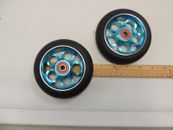 2Pcs 110mm Pro Scooter Wheels with Abec 9 Bearings Fit for MGP/Razor/Lucky Envy/
