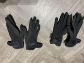 equestrian gloves. Size small. 2 pairs