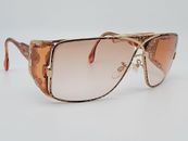 Cazal Mod. 955 Col. 33 Gen 1 Gold Brown Tortoise Frame Brown Lens Sunglasses