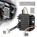 RUTU 4 Wire full wave Universal Voltage Regulator Rectifier Replacement - Boat Motor, Motorcycle, GY6 50 150cc Scooter, Moped, Go Kart, TAOTAO, ATV Rectifier- AC to DC Rectifier 12v Voltage Regulator