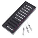 11 Pcs Tattoo Stainless Steel Nozzle Tips Tubes Set Kit For Tattoo Machine GB F1