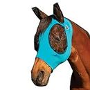 Professional's Choice Comfort-Fit Horse Fly Mask - Pacific Blue Pattern - Maximum Protection and Comfort for Your Horse
