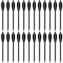 12/24pcs 6.3'' Aluminium Crossbow Bolts,Mini Crossbow Arrows with Sharp Steel Tip for 50-80lbs Pistol Crossbow Precision Target Shooting Practice, Small Hunting Game, Outdoor Fishing (24pcs black)