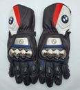 BMW Motorrad Gloves, Original Motorbike Leather Gloves, Bikers Racing Gloves 