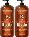 Biotin Shampoo and Conditioner Set 500ml for Hair Growth and Thinning Hair – Thickening Formula for Hair Loss Treatment – For Men & Women – Anti Dandruff – Packaging May Vary