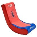 X-Rocker Official Marvel Spider-Man Video Rocker Gaming Chair for Juniors, Folding Rocking Seat Spiderman Licensed Console Gaming Seat, Faux Leather Chair for Children Hero - Spider Man Edition