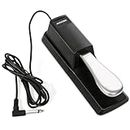 Aodsk Piano Sustain Pedal,Keyboard Sustain Pedal for Digital Piano With Polarity Switch and Anti-Slip Rubber Bottom For MIDI Keyboards, Digital Pianos,1/4'' (6.35mm) Input Plug