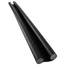 ZooitqtnX Porte Bottoom Strip Bouchon de réduction du Bruit du Vent Flexible sous-Porte Sceller Blocker Porte (Color : Black, Size : 93cm)
