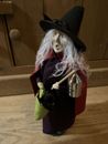 Byers Choice Witch With Black Cat 