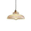 Industrial Vintage Modern Edison Hanging Pendant Ceiling Light Fixture Fittings Loft Bar Kitchen Dining Room Chandelier Decorative Lighting with Clear Glass Light Shade E27 Change for The Better