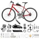automoris 80cc 2-Stroke Bicycle Engine Kit for Motorized Bike Silver, DIY Motorized Bike Kit Set for 24" 26" and 28" Bikes