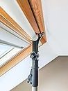 Klassische Dachrollos – Teleskop-Fensteröffner, passend für Dachfenster und Velux® Skylight Rollos, 1,2 m – 2 m