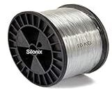 Silonix Zatka Machine Fencing Electric Clutch Wire for Boundary | Ideal for Solar Fence Energizer and Solar Zatka Machine | Use Agriculture, Fencing, Factory, Industry, Garden (1000 Meter-10 Kg)