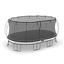 Springfree Trampoline 12 Feet x 19 Feet Sized Jumbo Oval Trampoline with 22 Feet x 29 Feet Space Required and 220 Pound Single Jumper Weight Capacity