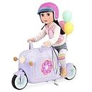 Glitter Girls by Battat ? Donut Delivery Scooter ? Toy Car, Bike, and Vehicle Accessories for 14-inch Dolls ? Ages 3 and Up (GG57020C1Z), Pink