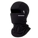 ROCKBROS Warm Balaclava Winter Balaclava Windproof Ski Mask for Outdoor Sports Cycling Skiing Motorcycle Bicycle Face Cover Women Men Winter Sports Cap, Black, One Size