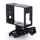 Nechkitter Frame Mount for GoPro Hero 4 3+, and 3 Light and Compact Housing All Slots Fully Accessible, with Large Thumbscrew and Quick Release Mount