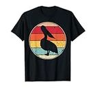 Pelican Vintage Cool Pelican Cute Bird Animal Lover 60er 70er Jahre T-Shirt