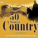 2 CD 50 Canzoni Country. Grandi leggende della Musica Country tra cui Johnny Cash, Kenny Rogers, Willie Nelson, Patsy Cline, Dolly Parton
