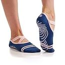 Gaiam Yoga Barre Socks - Non Slip Sticky Toe Grip Accessories for Women & Men
