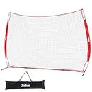 ZELUS 12x 9ft Barricade Backstop, Sports Barrier Nets for Lacrosse, Basketball, Soccer, Field Hockey, Baseball and More
